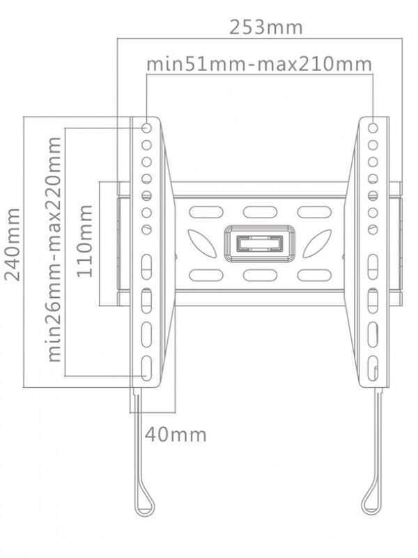 GoGEN nosilec za TV FIX M2