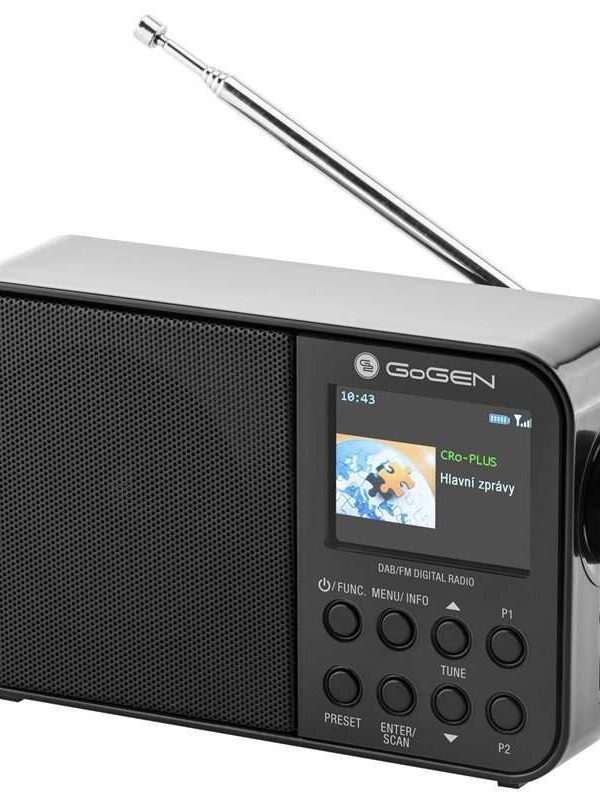 Gogen radio DAB+ DAB 500 BT črn GOGDAB500BTC