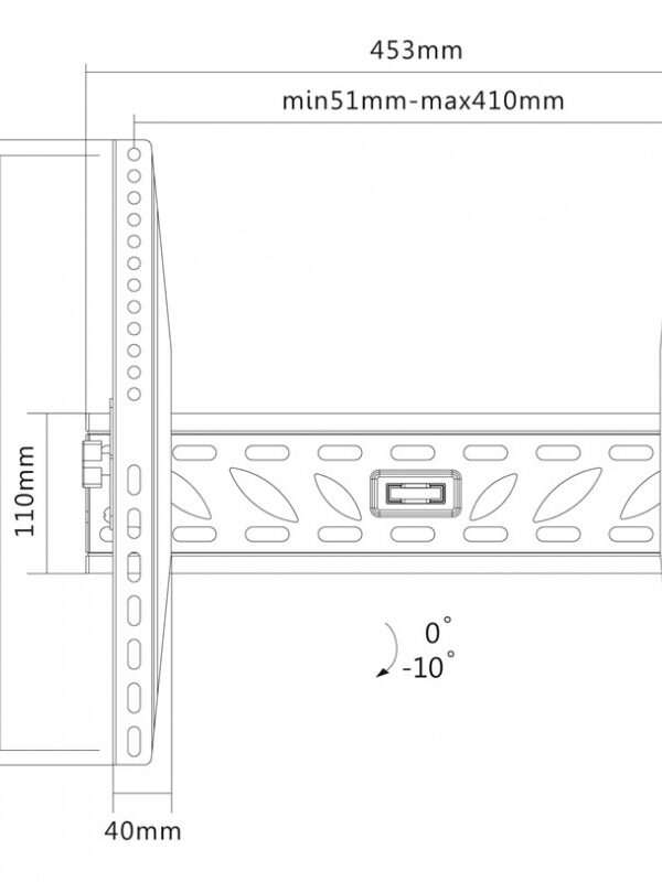 GoGEN nosilec za TV TILT L