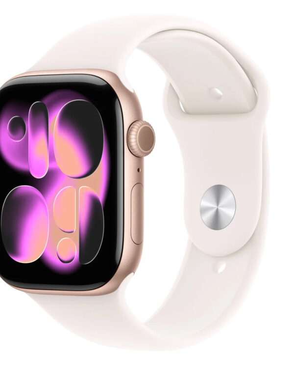 Apple Watch Series 11 GPS 46mm MEV74WF/A Rose Gold Aluminium - M/L