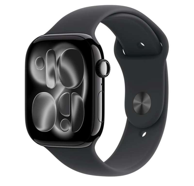 Apple Watch Series 11 GPS 46mm MEUW4WF/A Jet Black Aluminium - S/M