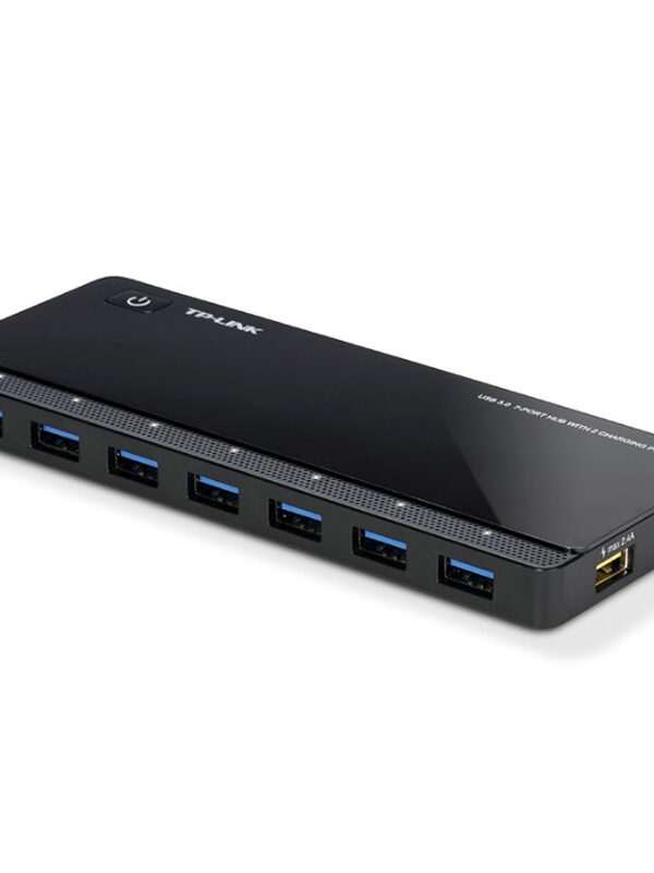 TP-LINK UH720 7-Port USB3.0 + 2x polnilec zunanji z napajanjem USB hub