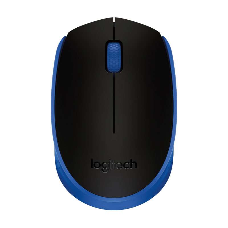 LOGITECH M171 brezžična modra optična miška