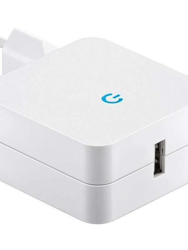 GOOBAY Dual USB 4.1A bel polnilec