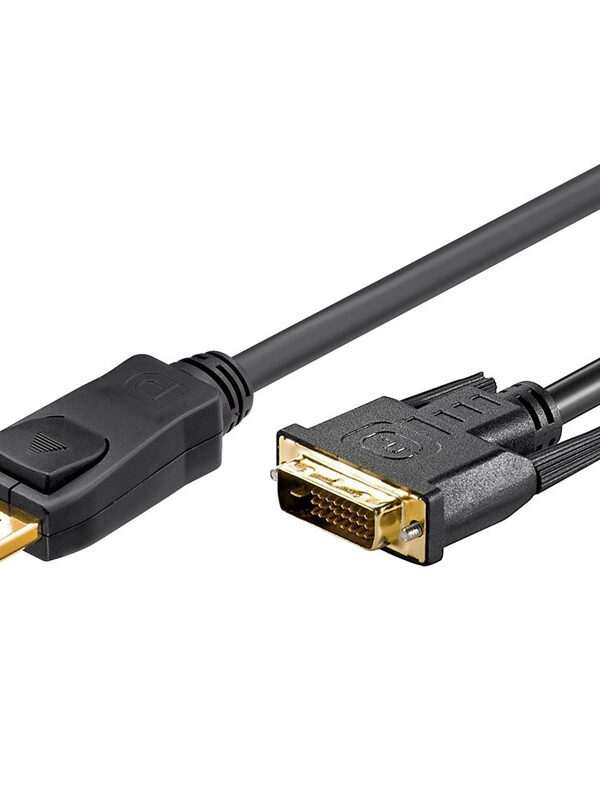 GOOBAY DisplayPort (M) na DVI-D (M) 24+1 pin pozlačen 3 m kabel