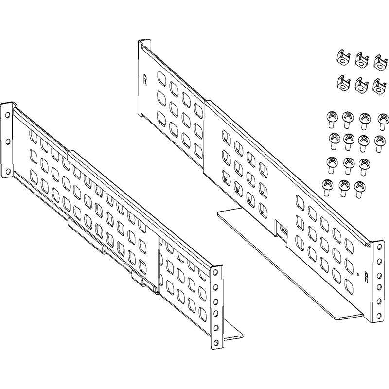 POWERWALKER Rack-Kit 5 za 19" 3U rack UPS nosilec
