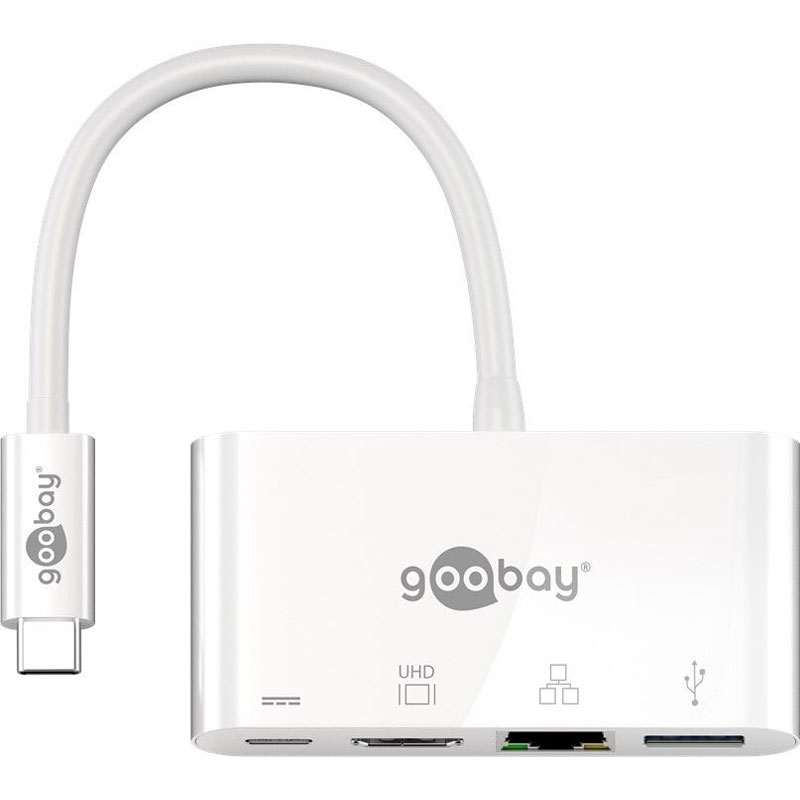 GOOBAY USB-C / 3x USB + HDMI + Ethernet bel dock priklopna postaja
