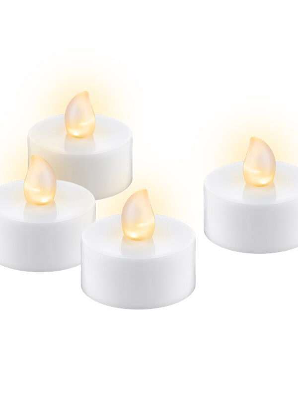GOOBAY LED s časovnikom 3.8x3.7cm set 4 bela čajna lučka