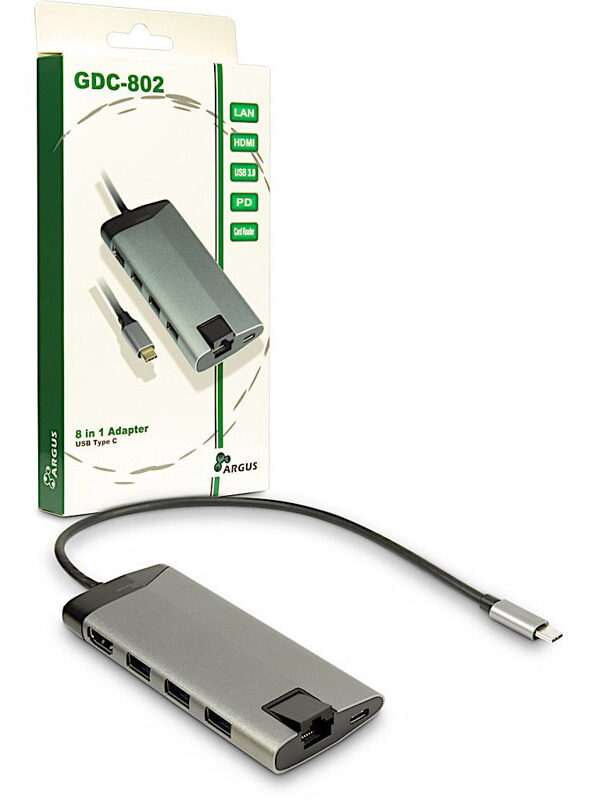 INTER-TECH GDC-802 USB-C dock priklopna postaja