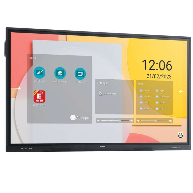 4cm (86") 16/7 3840x2160 UHD na dotik interaktivni zaslon