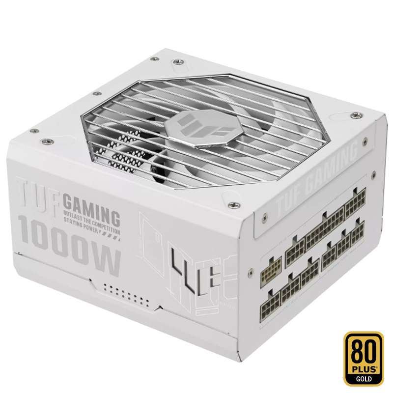 ASUS TUF Gaming 1000W GOLD WHITE EDITION 80Plus Gold modularni ATX napajalnik