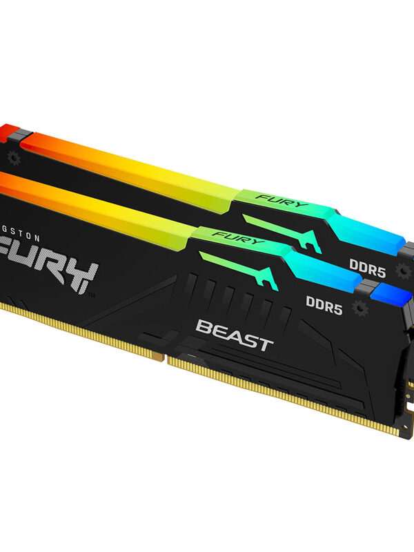 KINGSTON Fury Beast 32GB (2x16GB) 6000MT/s DDR5 CL36 EXPO KF560C36BBE2AK2-32 RGB ram pomnilnik