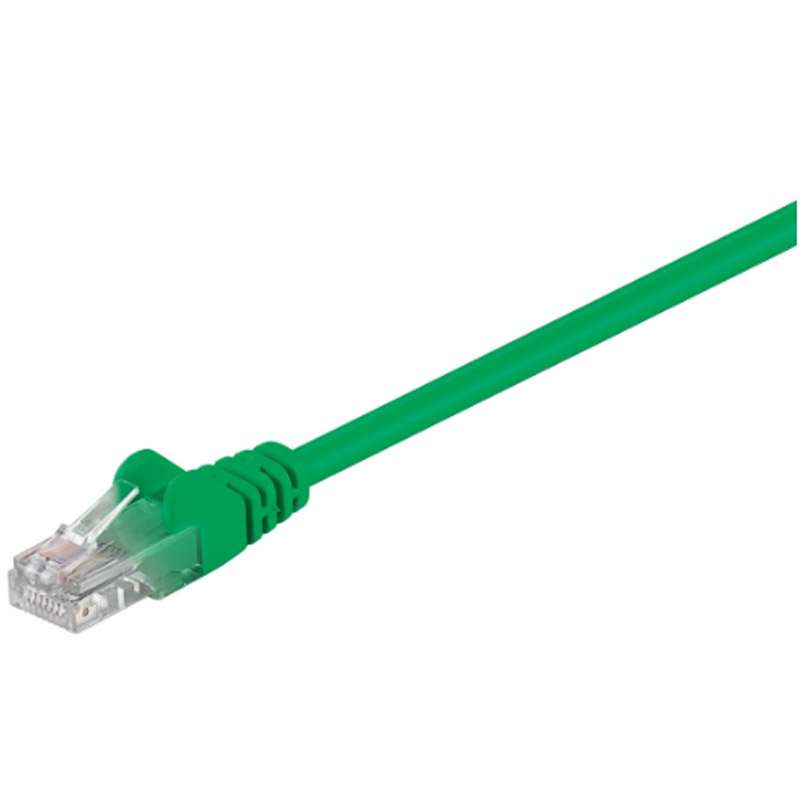 GOOBAY U/UTP CAT 5e LAN patch 10m zelen povezovalni kabel
