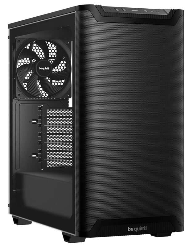 BE QUIET! Pure Base 501 Airflow (BGW74) midi-ATX okno črno ohišje