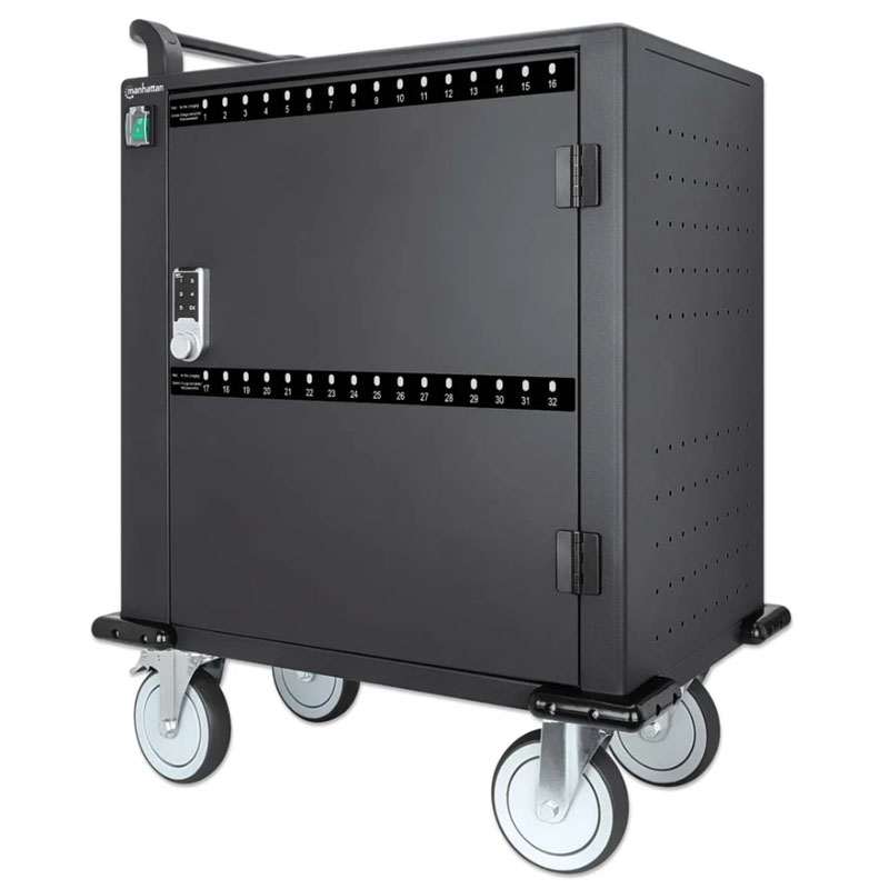 MANHATTAN 32-Port USB-C 576W polnilna omara za prenosnike