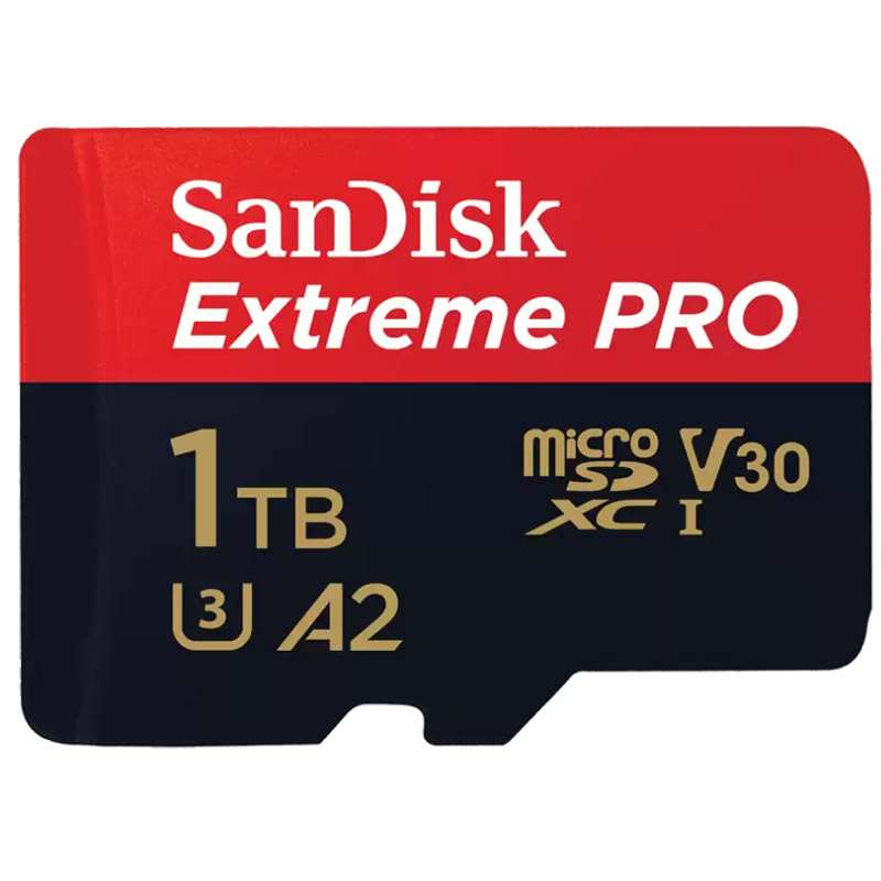 SANDISK Extreme PRO microSDXC 1TB UHS-I 4K UHD SDSQXCD-1T00-GN6MA spominska kartica