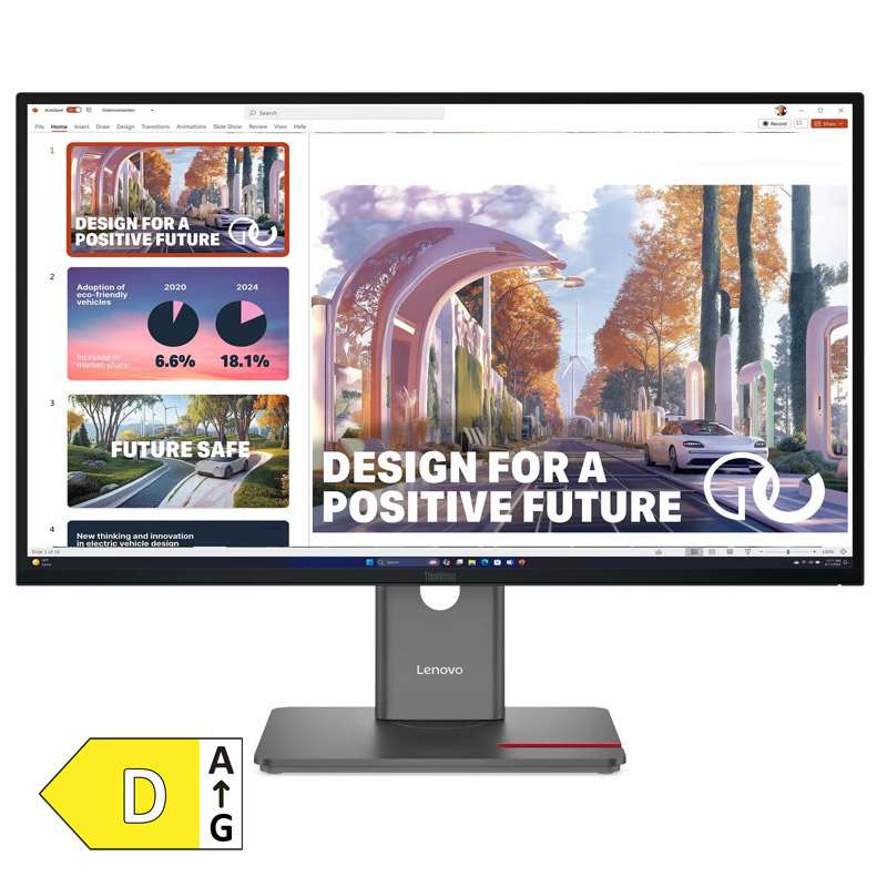 LENOVO ThinkVision P27QD-40 27" (68