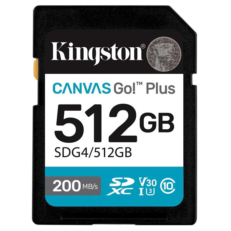 KINGSTON Canvas Go! Plus SD 512GB Class10 UHS-I U3