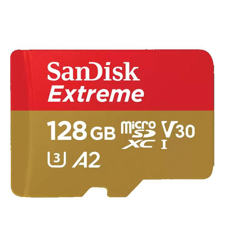 SANDISK Extreme microSDXC 128GB UHS-I 4K UHD SD adapter SDSQXAA-128G-GN6MA spominska kartica