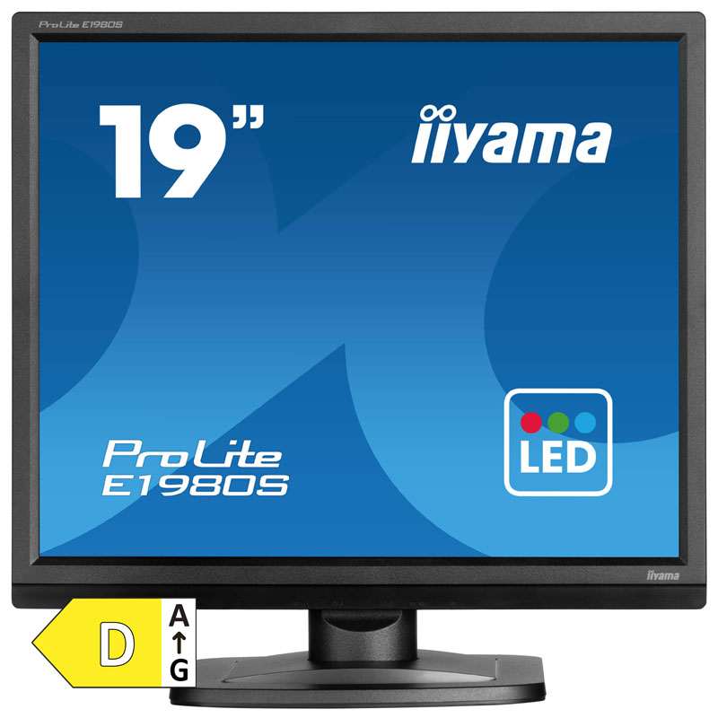 IIYAMA ProLite E1980S-B1 48cm (19") 1280x1024 TN 75Hz HDMI/DP zvočniki monitor