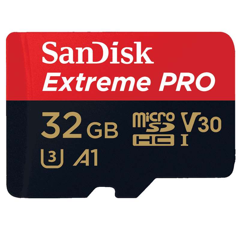 SANDISK Extreme PRO microSDXC UHS-I 32GB (SDSQXCG-032G-GN6MA) spominska kartica