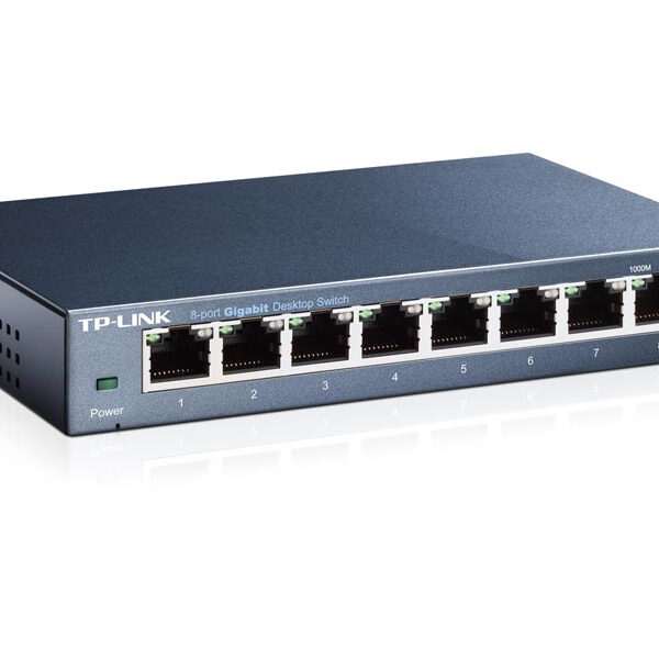TP-LINK TL-SG108 8-port gigabit RJ45 mrežno stikalo switch