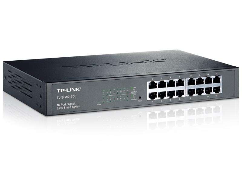 TP-LINK TL-SG1016DE 16-port gigabit RJ45 Easy Smart mrežno stikalo switch