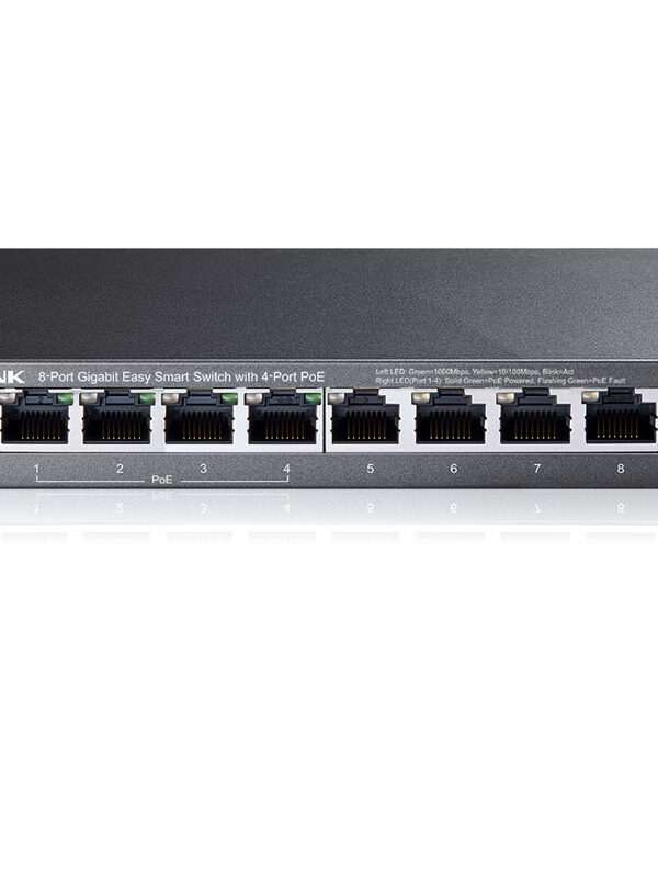 TP-LINK TL-SG108PE 8-port gigabit (4x PoE+) RJ45 Easy Smart mrežno stikalo switch