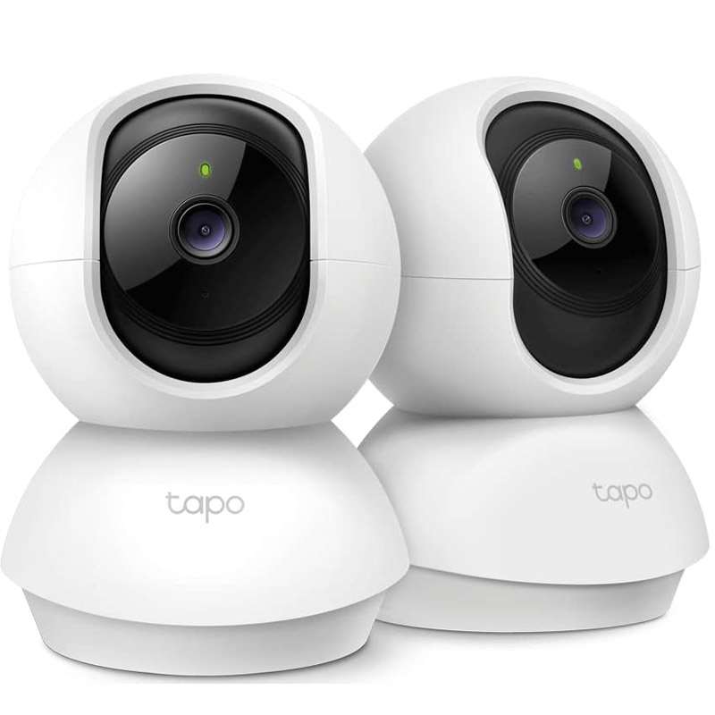 TP-LINK Tapo C200P2 FHD dnevna/nočna Pan/Tilt Wi-Fi bela Ai elektronska varuška nadzorna kamera 2 kom