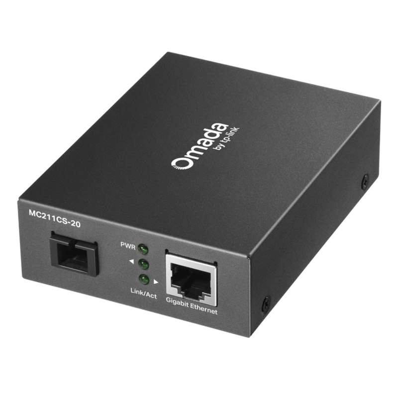 TP-LINK MC211CS-20 1x Gigabit RJ45 1x Gigabit SC/UPC optični WDM media converter