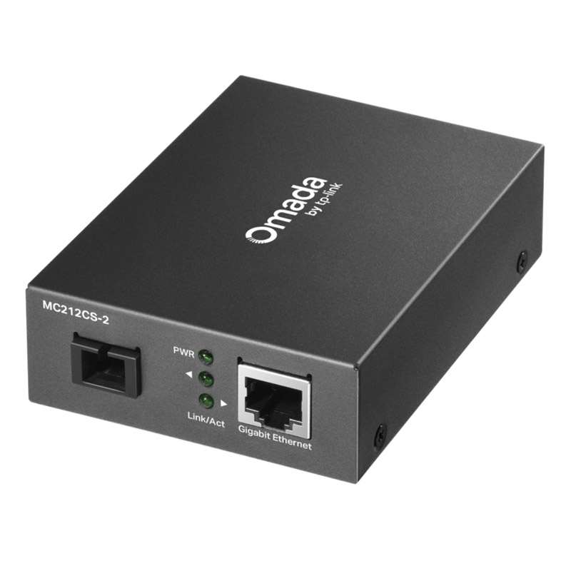 TP-LINK MC212CS-2 1x Gigabit RJ45 1x Gigabit  SC/UPC optični WDM media converter