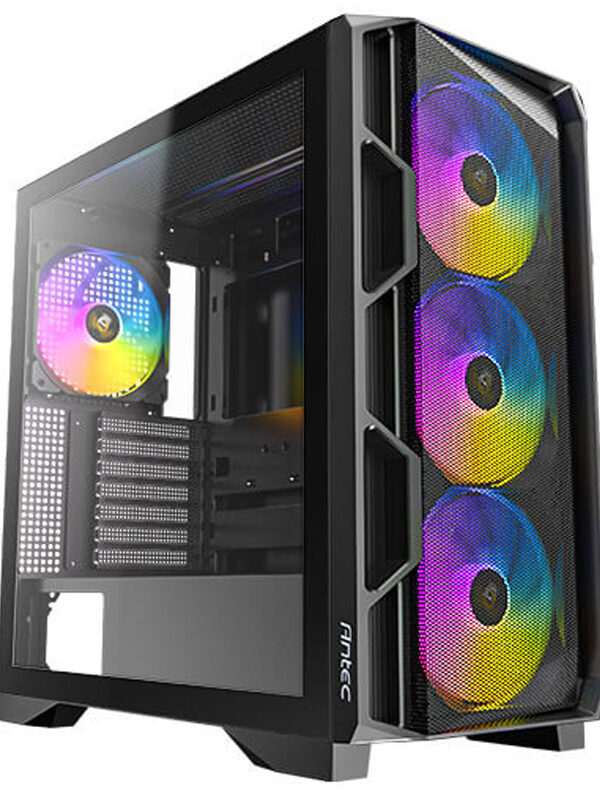 ANTEC AX1000 Midi-ATX ARGB okno gaming črno ohišje