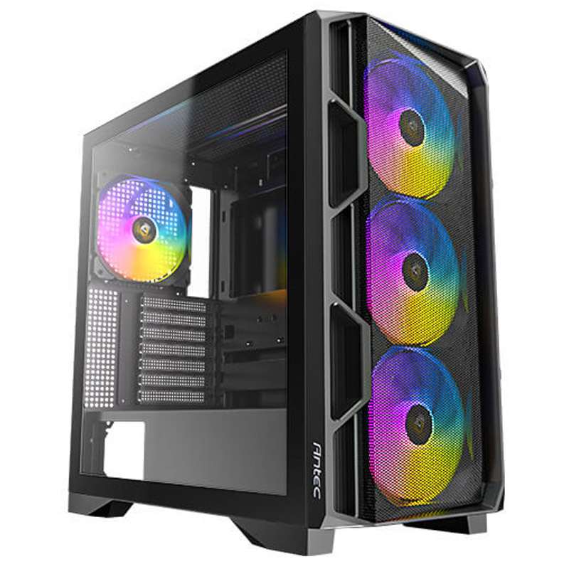 ANTEC AX1000 Midi-ATX ARGB okno gaming črno ohišje