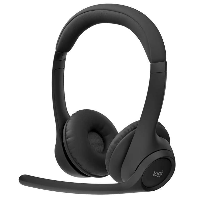LOGITECH ZONE 300 Brezžične z mikrofonom črne slušalke