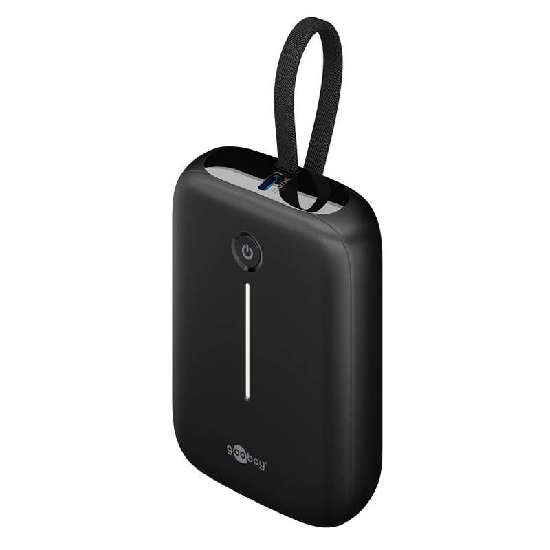 GOOBAY PowerBank 10.000 mAh USB-C črna prenosna baterija