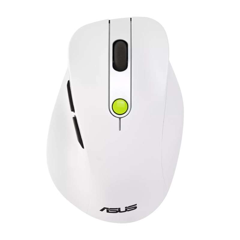 ASUS MD105 brezžična Bluetooth optična neonsko zelena miška
