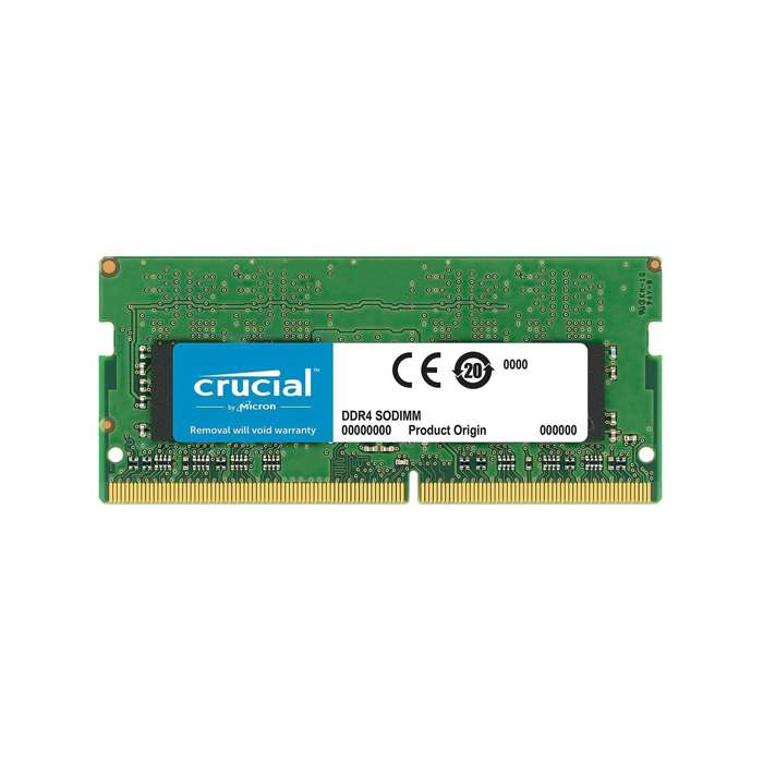 RAM SODIMM DDR4 4GB PC4-19200 2400MT/s CL17 SR x8 1.2V Crucial