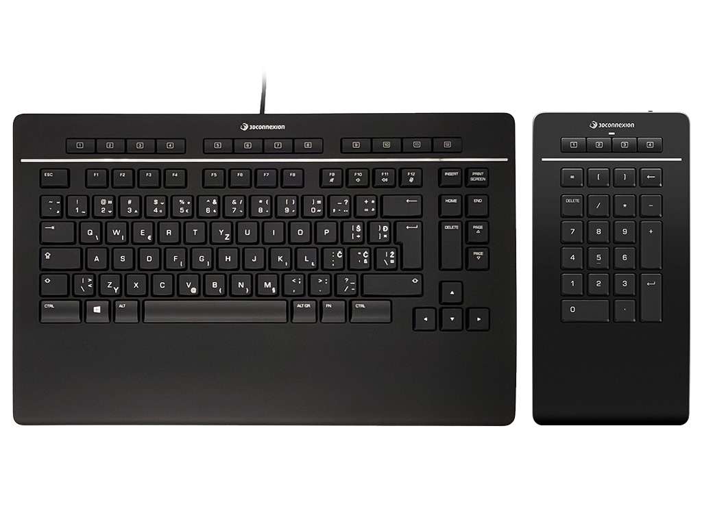 Tipkovnica 3Dconnexion Keyboard Pro with Numpad