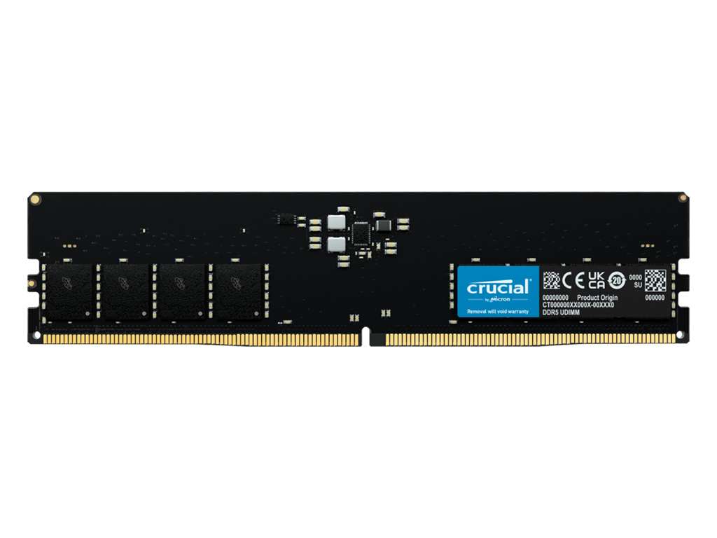 RAM DDR5 16GB PC5-38400 4800MT/s CL40 1.1V Crucial