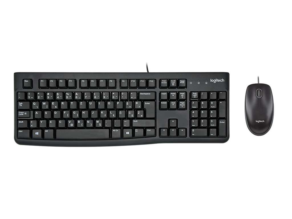 Tipkovnica in miška Logitech Desktop MK120