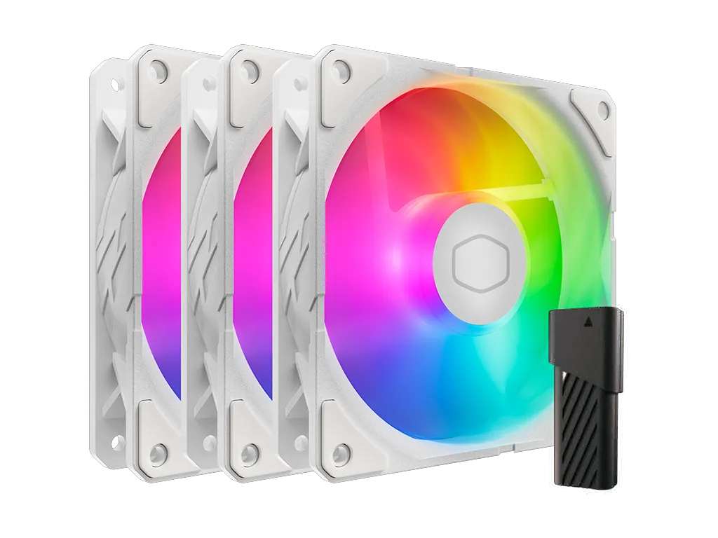 Ventilator za ohišje Cooler Master SickleFlow Edge 120 ARGB White Edition