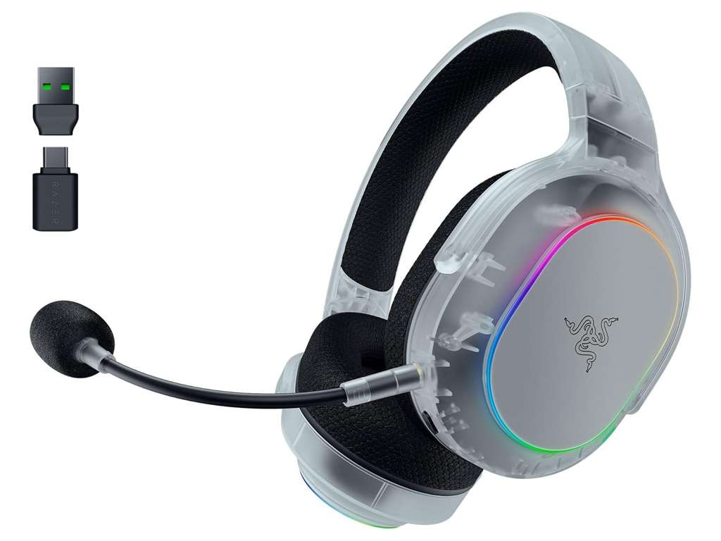 Slušalke Razer Barracuda X Chroma Wireless Phantom White