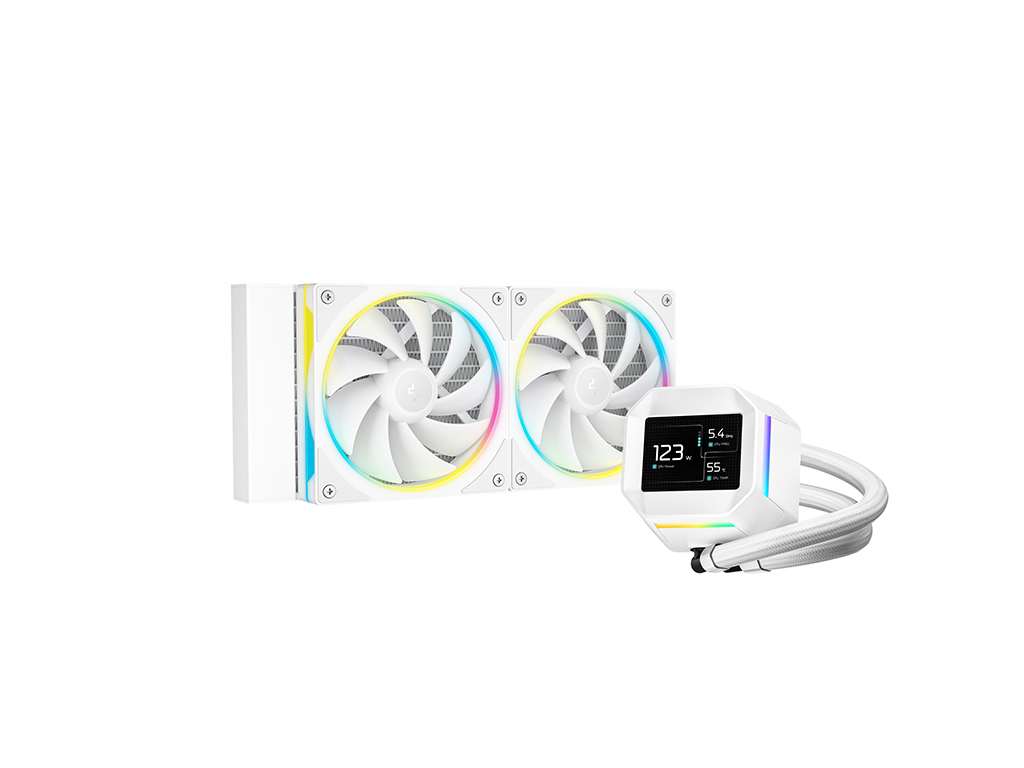 Komplet za tekočinsko hlajenje AIO Liquid Cooler DeepCool LM240 WH