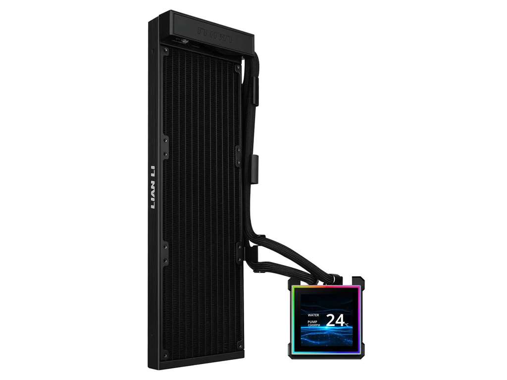 Komplet za tekočinsko hlajenje AIO Liquid Cooler Lian Li HydroShift II LCD-S 360N Fanless