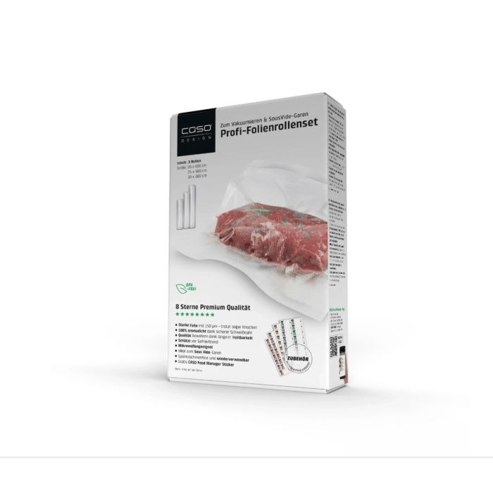 CASO komplet folij 1 20 × 30 cm + roli 20 × 600 cm