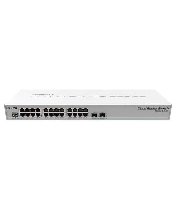 Mikrotik NET ROUTER/SWITCH 24PORT CRS326-24G-2S+RM