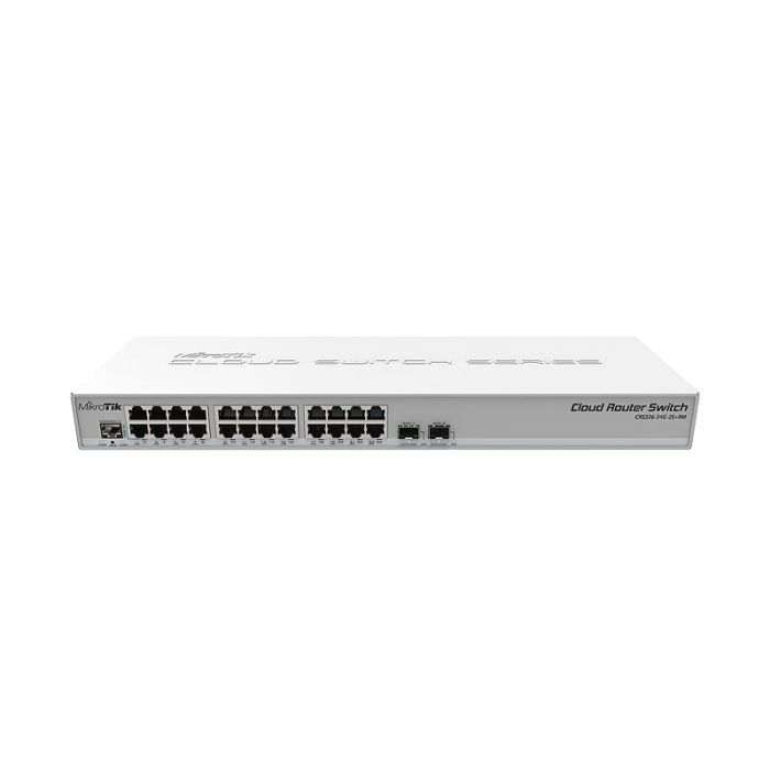 Mikrotik NET ROUTER/SWITCH 24PORT CRS326-24G-2S+RM