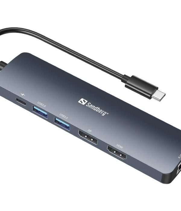 Sandberg USB-C 8K Display Dock priklopna postaja