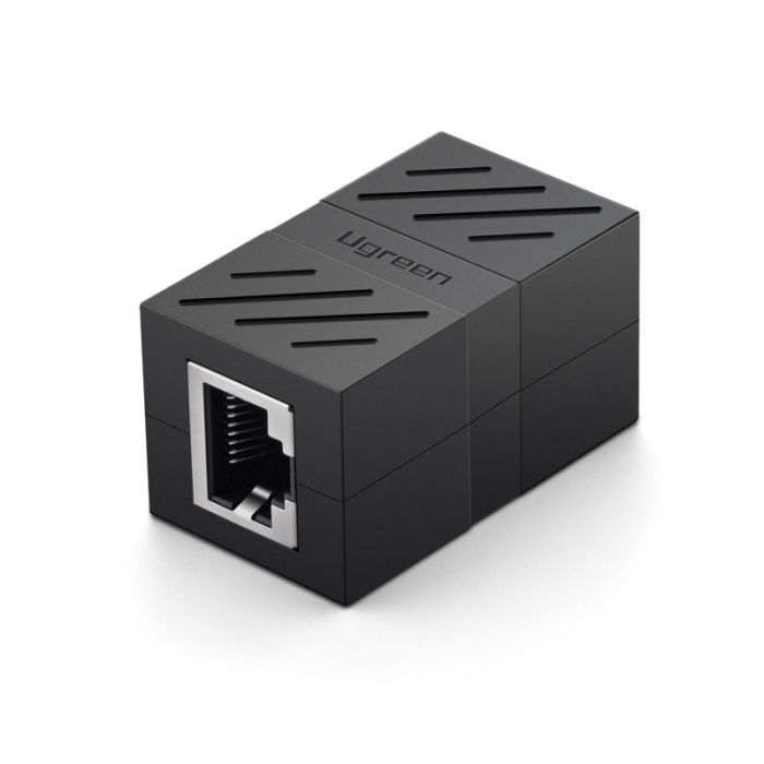 Ugreen RJ45 mrežni podaljševalni adapter Ž na Ž črn - polybag