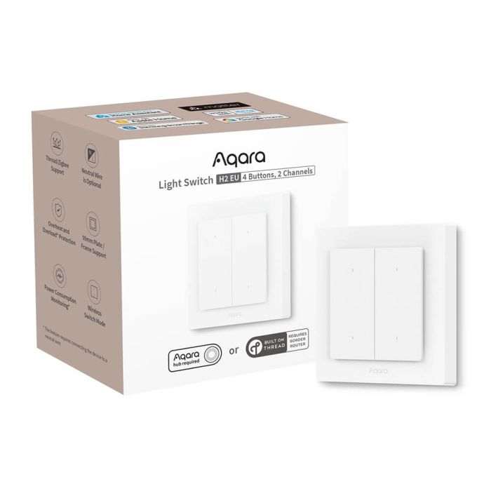 AQARA pametno stikalo za luči H2 (WS-K08D) AQARA pametno stikalo za luči H2 (WS-K08D)